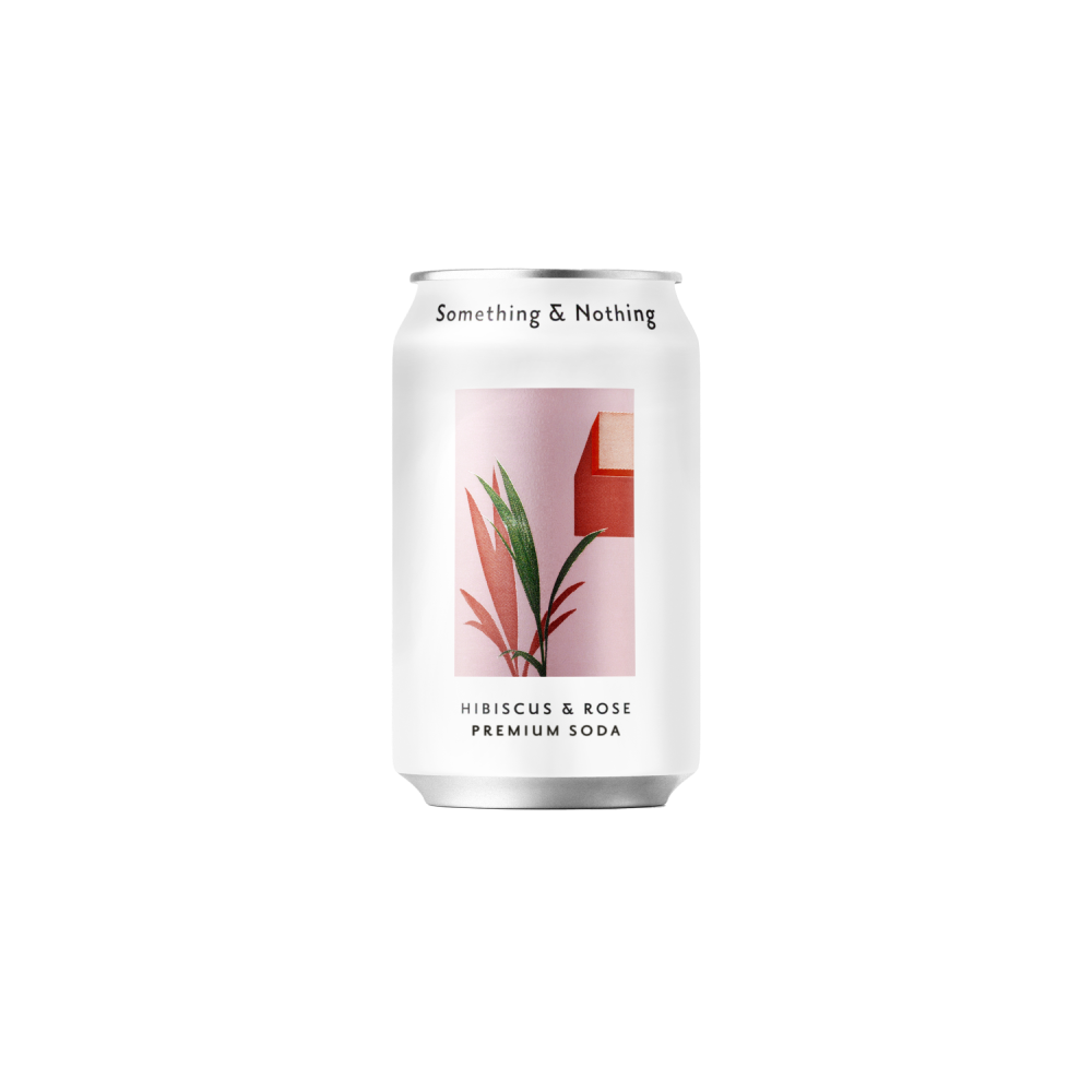 Algo y nada - Refresco premium de hibisco y rosa