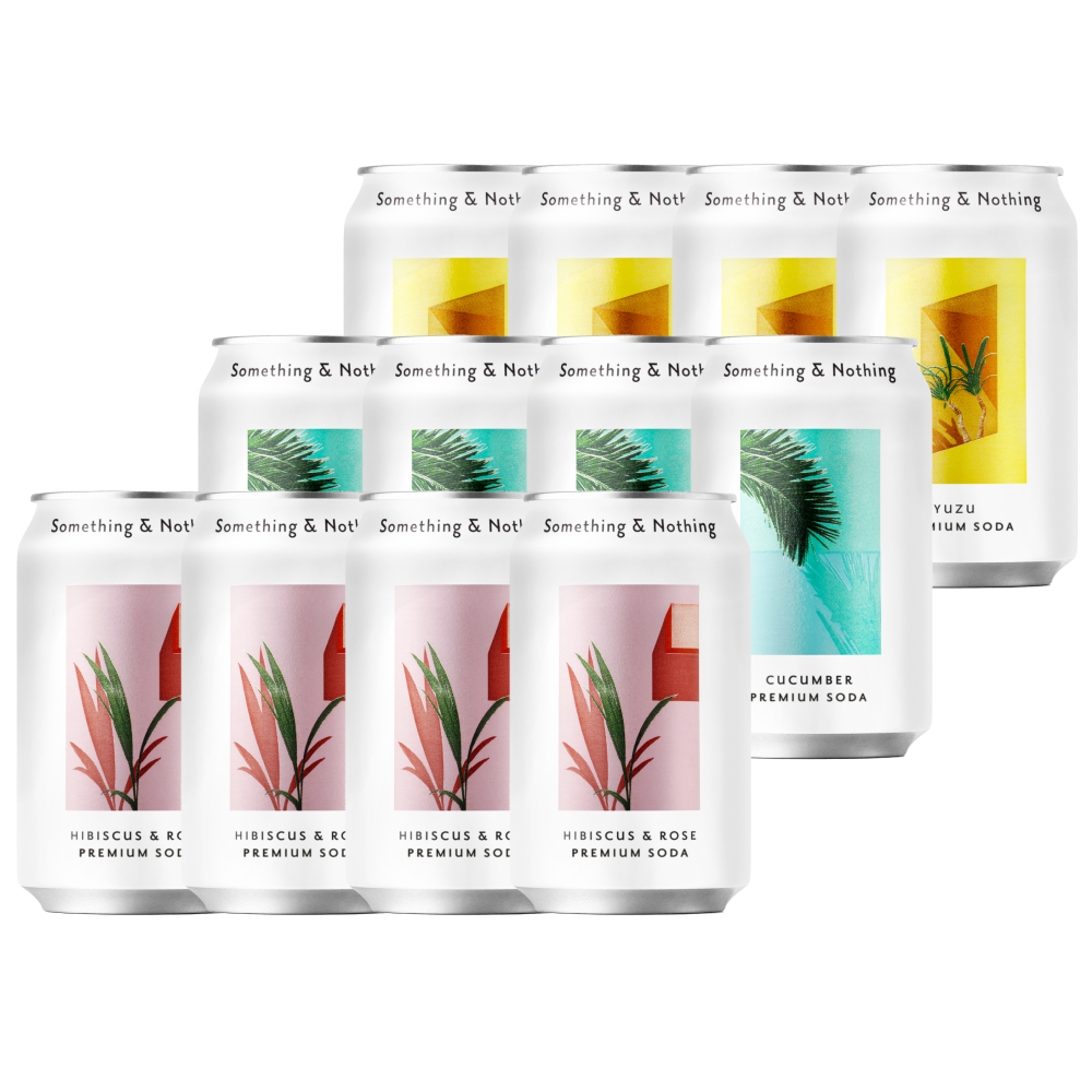 Set of Something & Nothing Premium Soda 12-pack