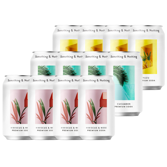 Set of Something & Nothing Premium Soda 12-pack