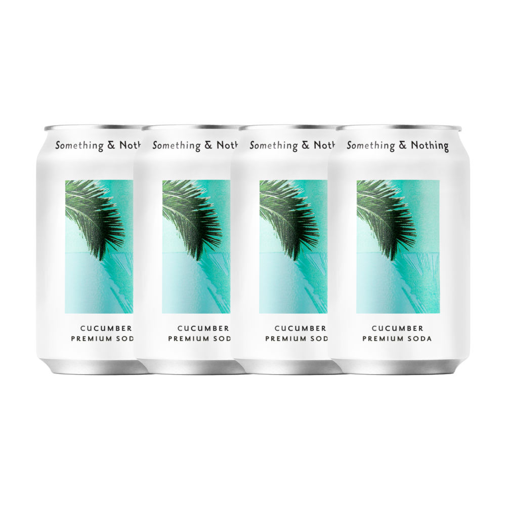 Something & Nothing - Cucumber Premium Soda 12-pack