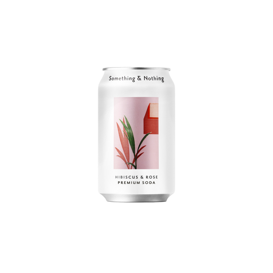 Something & Nothing - Hibiscus & Rose Premium Soda