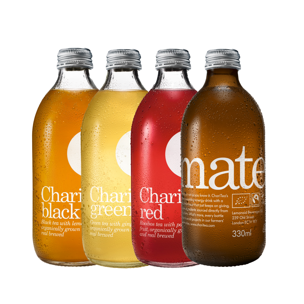 Mix of ChariTea drinks 4- pack