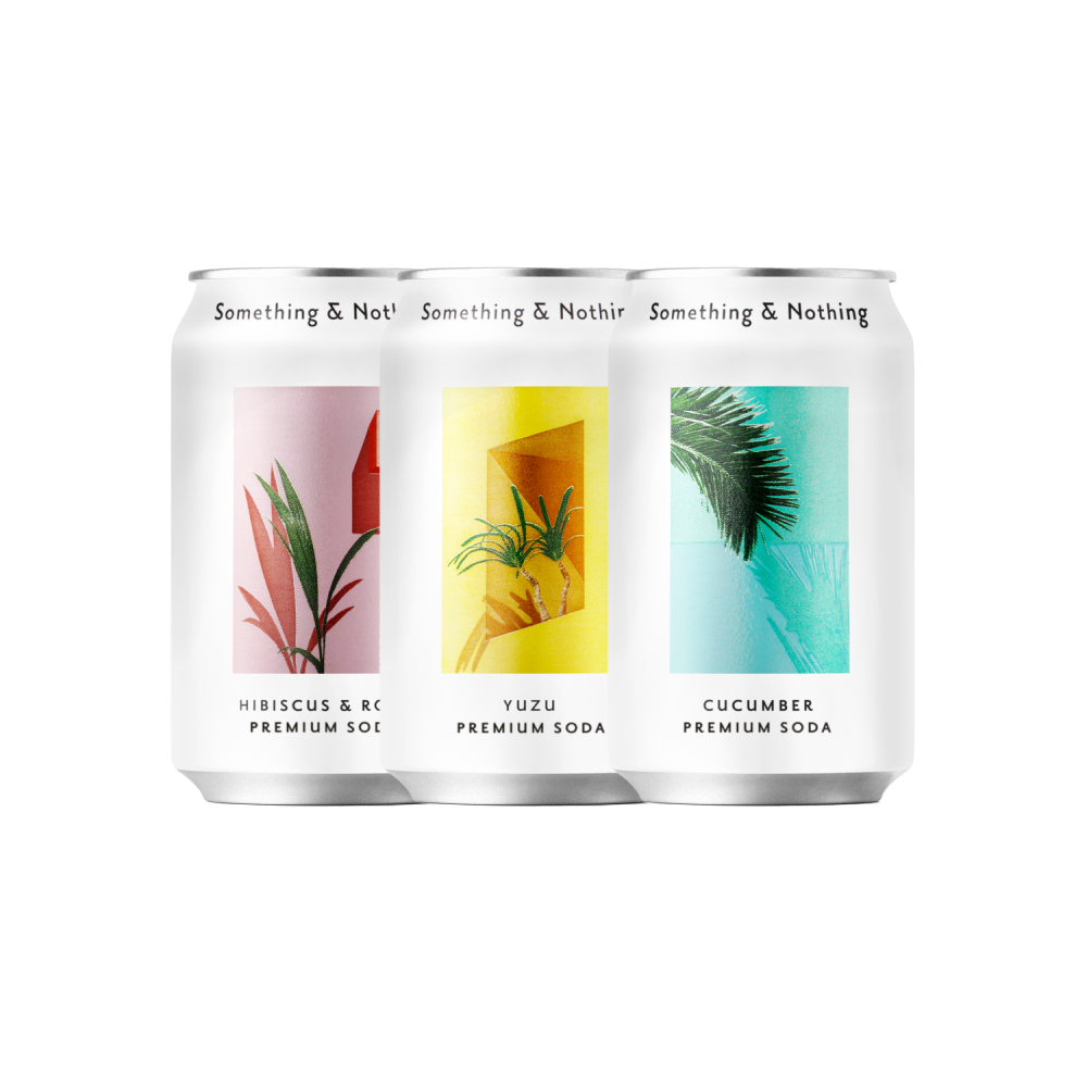 Set of Something & Nothing Premium Soda 3-pack